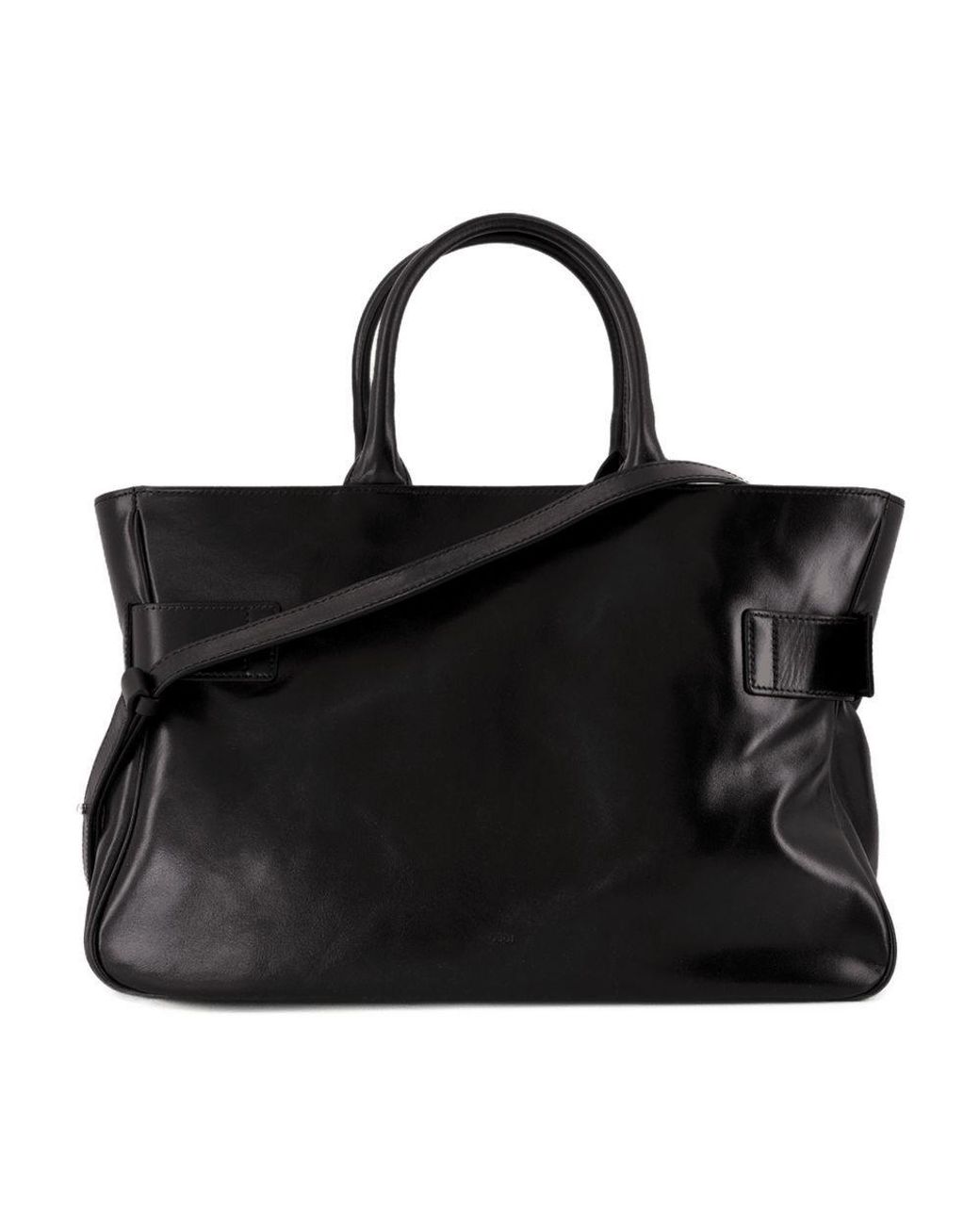 OSOI Black Brocle Shopper Bag