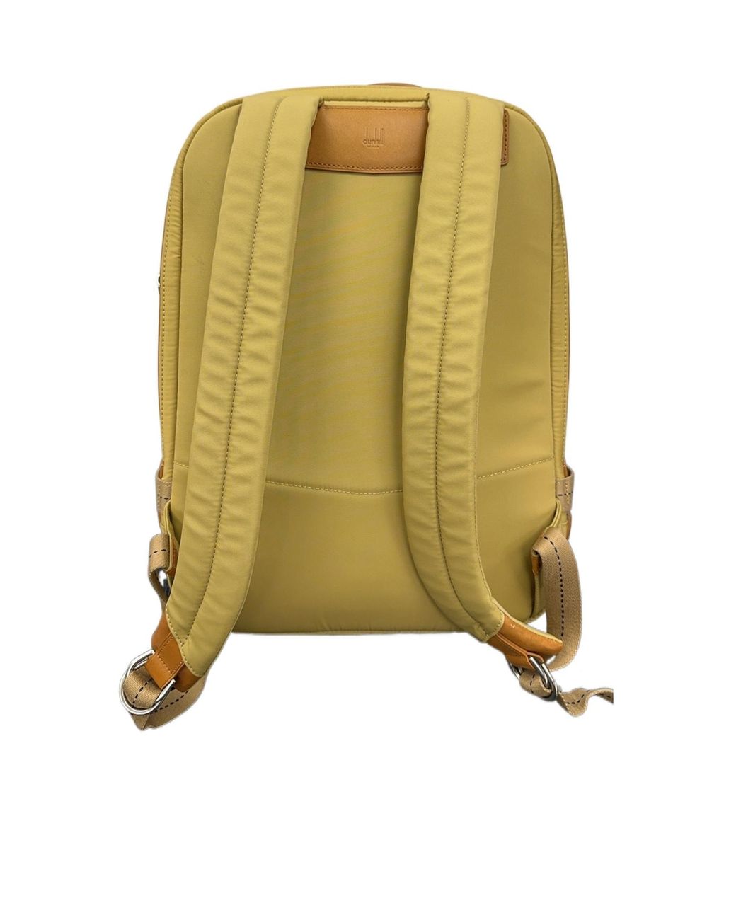 Dunhill Green Logo Zip Backpack for men