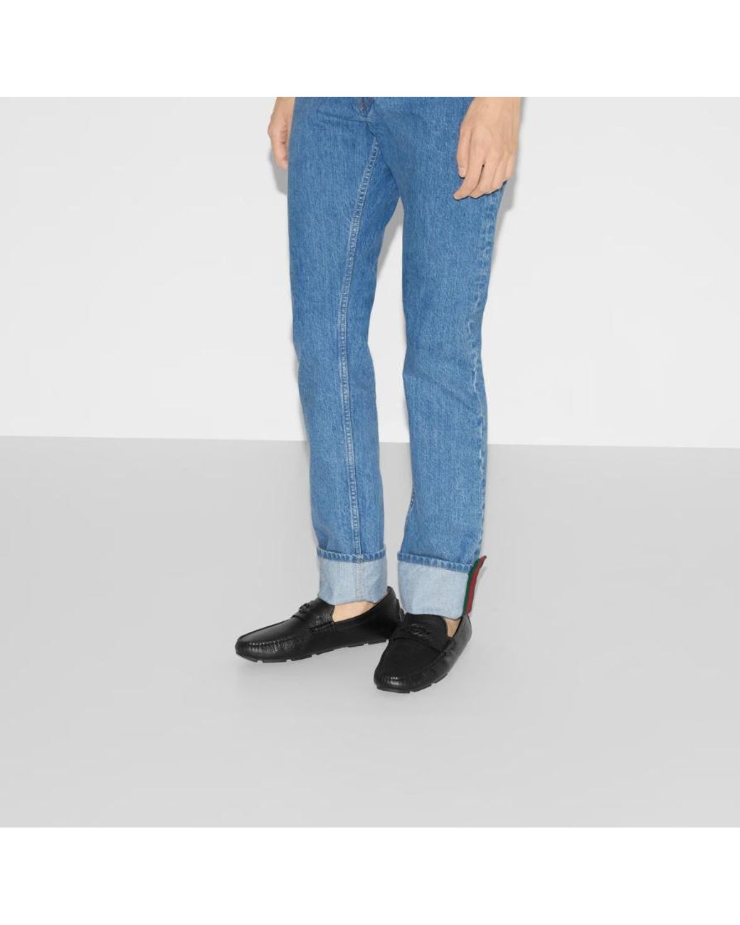 Gucci Black Driver Loafer for men