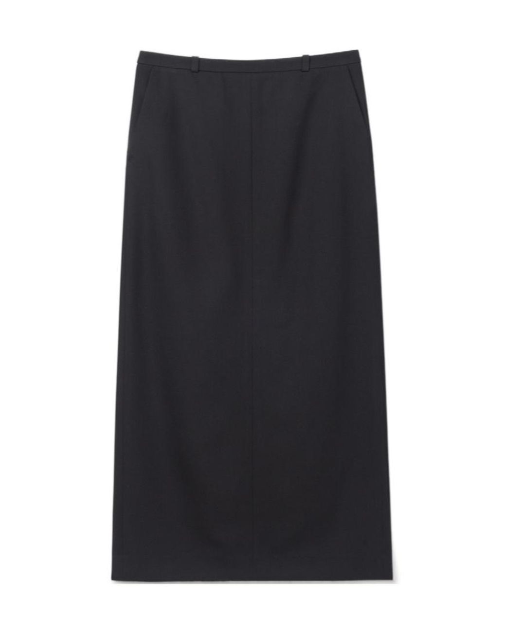 DUNST Black H-Line Maxi Skirt