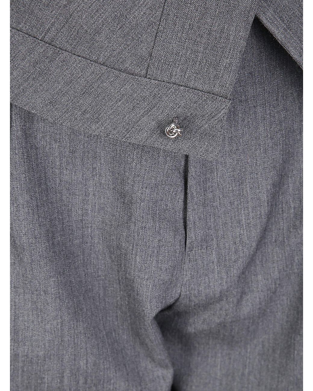 J.W. Anderson Gray Jw Anderson Fold Over Trousers