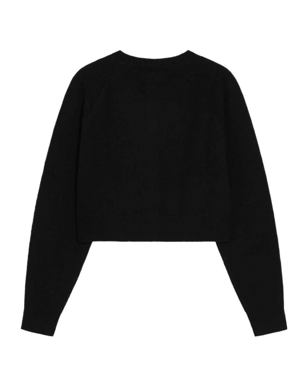 Loulou de Saison Black Crew Neck Cardigan
