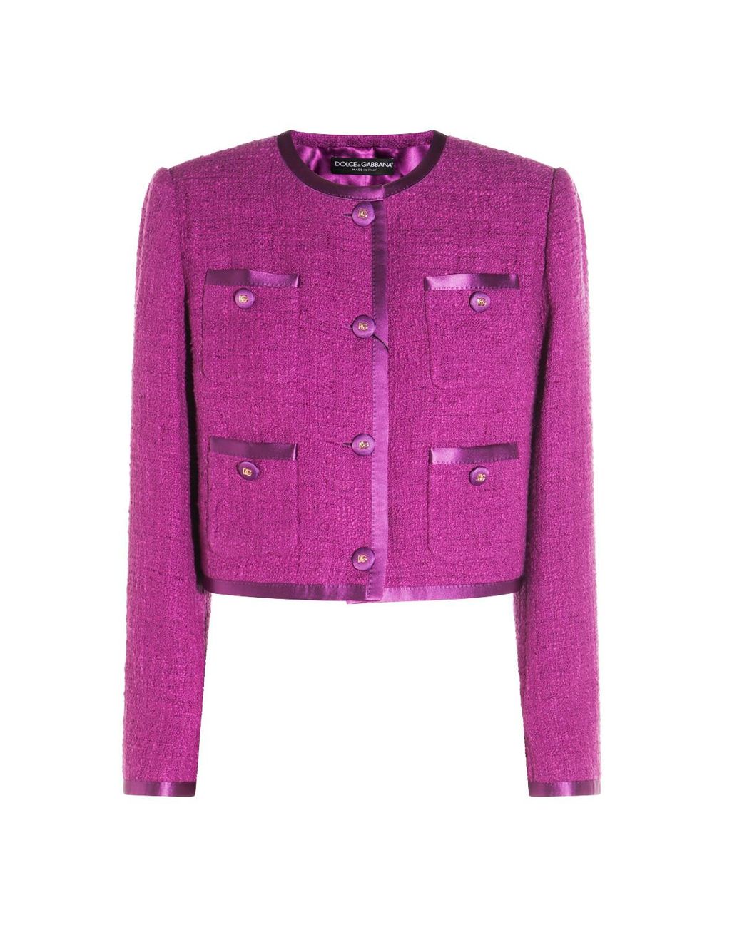 Dolce & Gabbana Purple Dolce & Gabbana Dolce & Gabbana Jacket