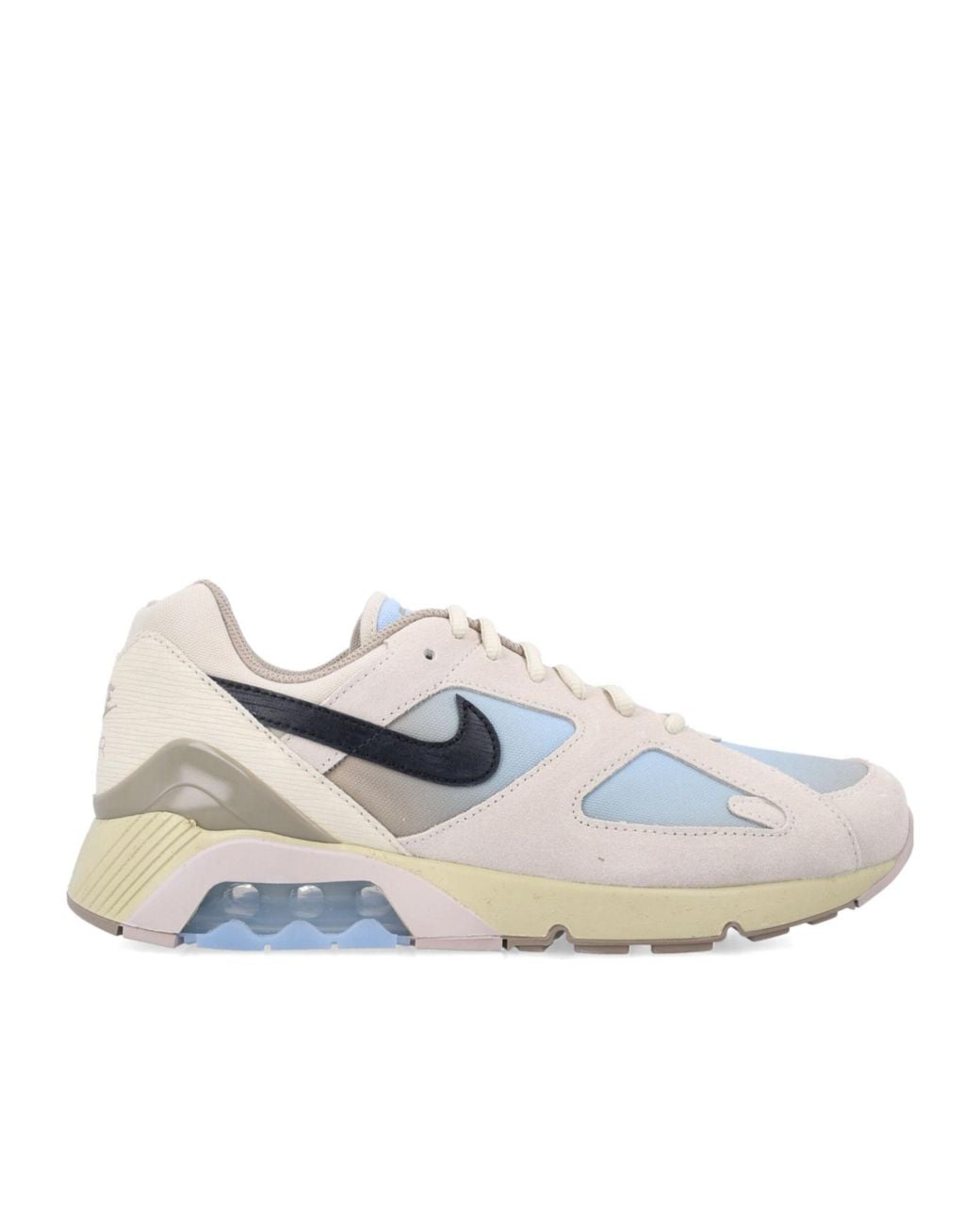 Nike White Air Max 180 Logo Patch Sneakers for men