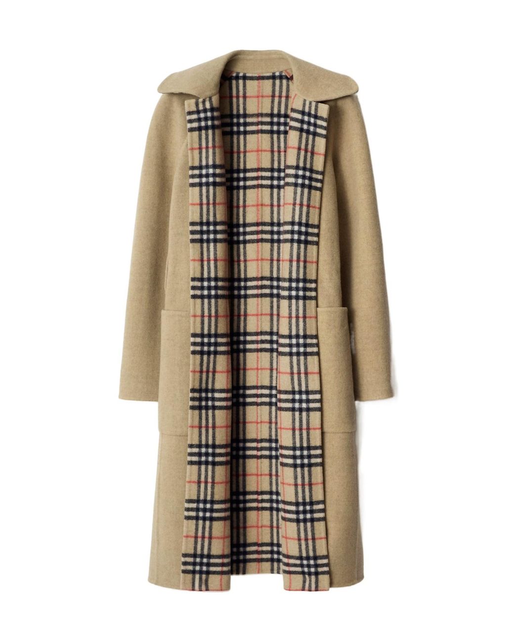 Burberry Natural Reversible Belted Coat