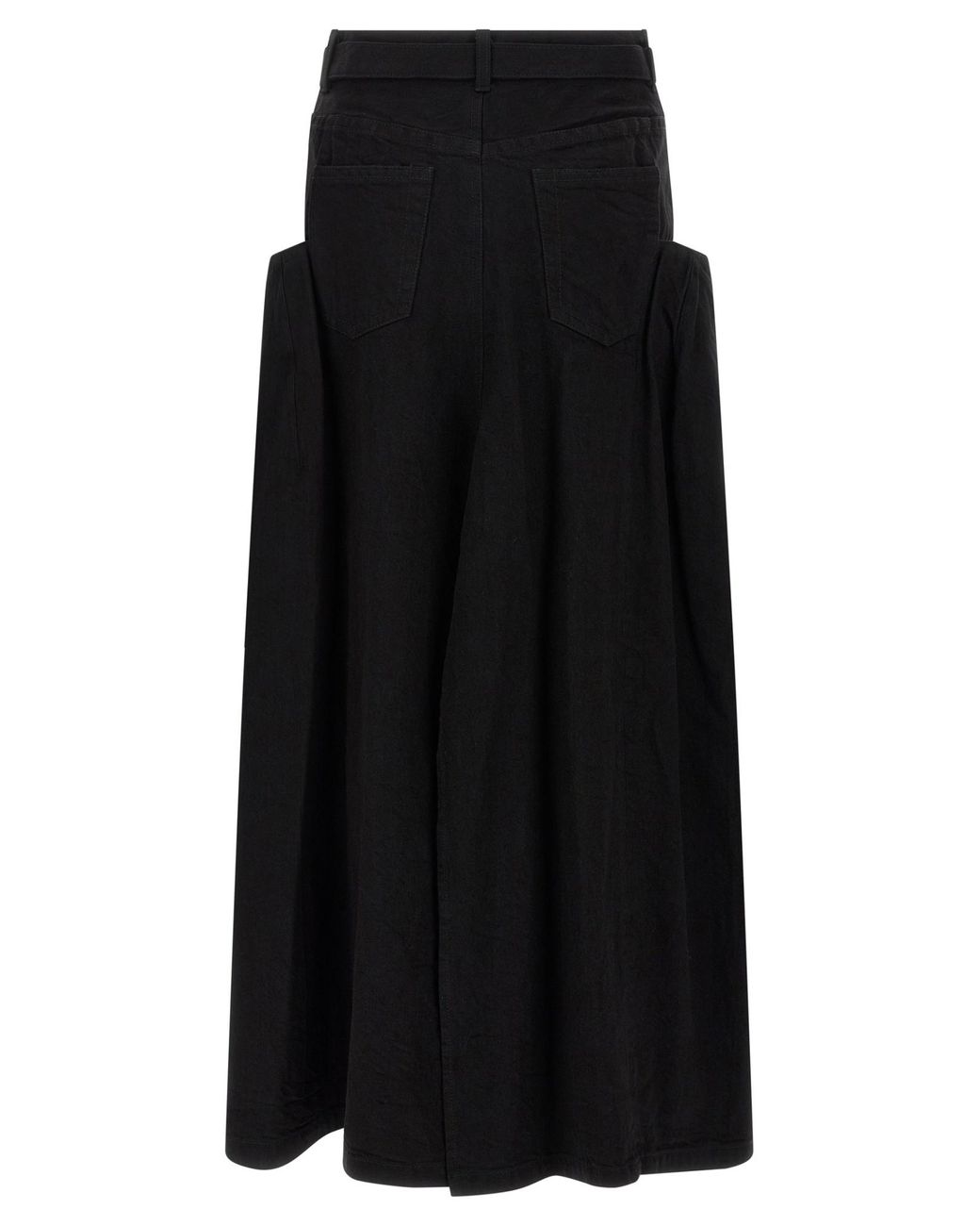 Sacai Black Denim Skirt