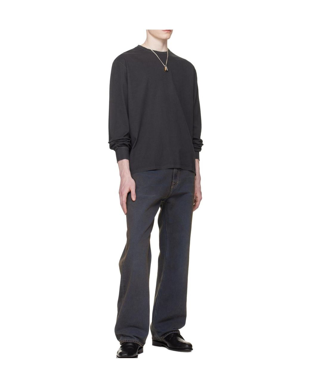 Our Legacy Black Cruise Fallen Angel Long-Sleeve T-Shirt for men