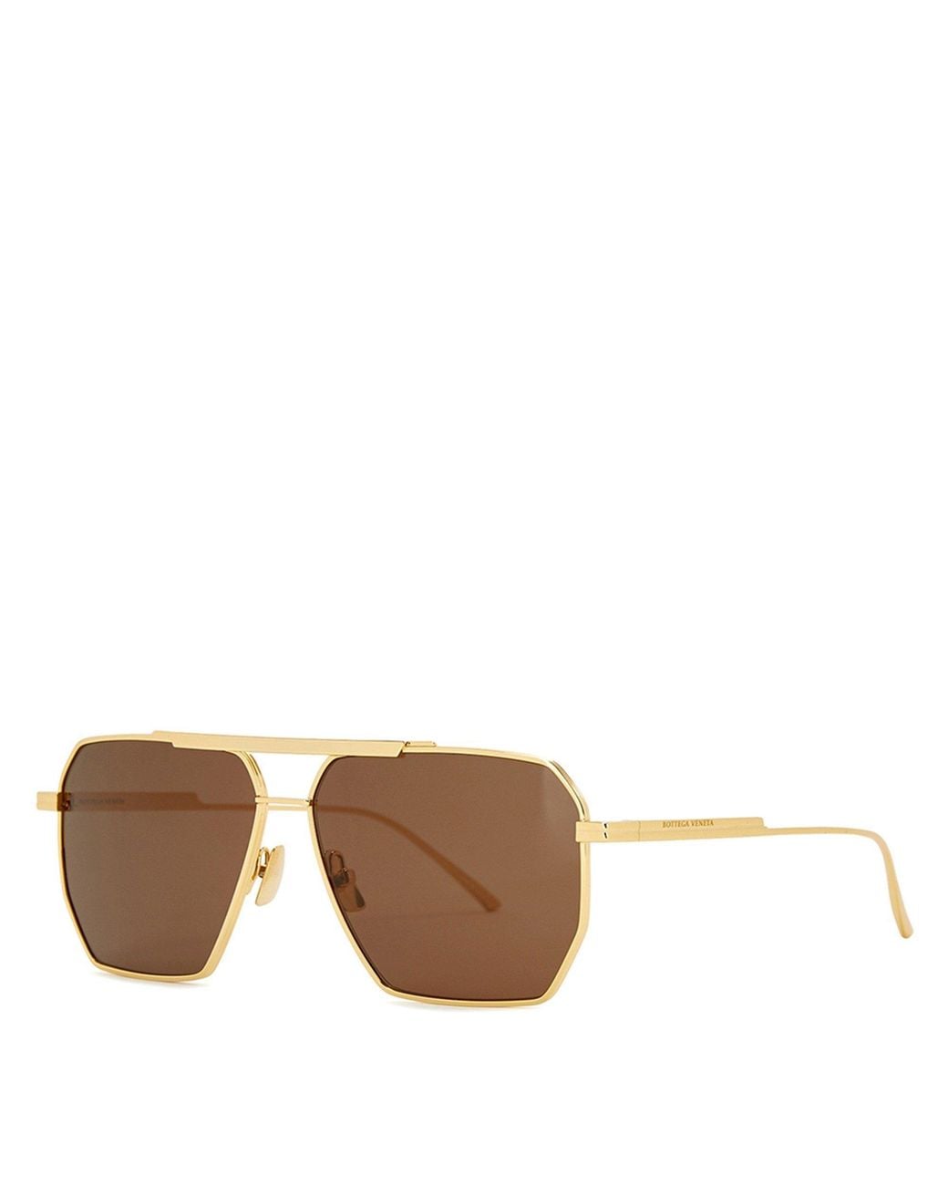 Bottega Veneta Multicolor Full-Metal Aviator Sunglasses for men
