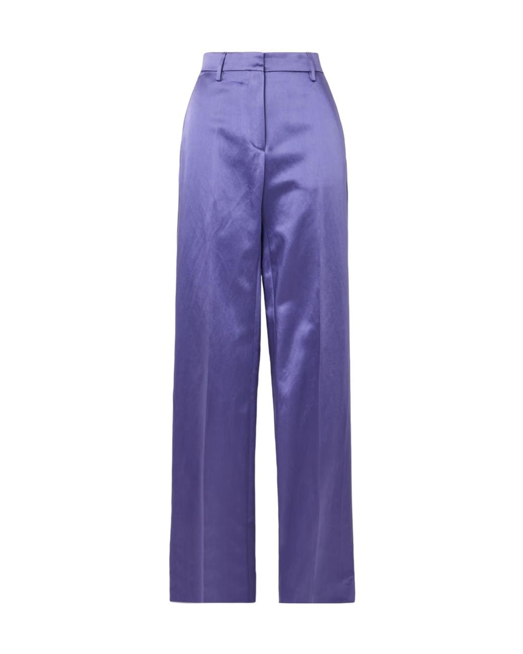 Dries Van Noten Purple Pulla Bis Straight-Leg Pants