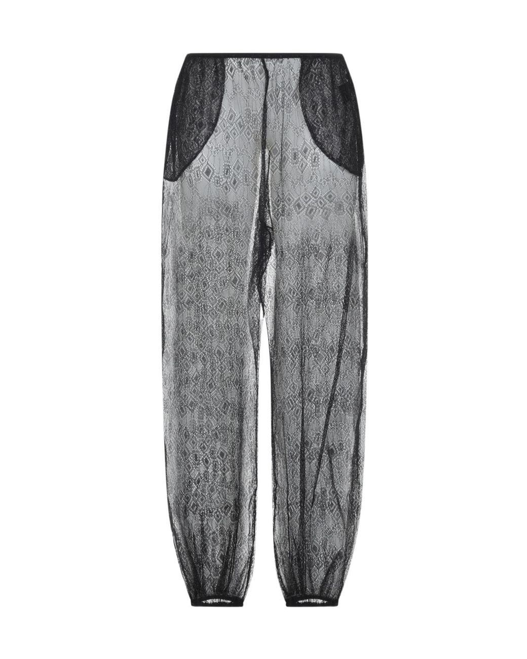 Frankie Shop Gray Orissa Lace Ballon Pants