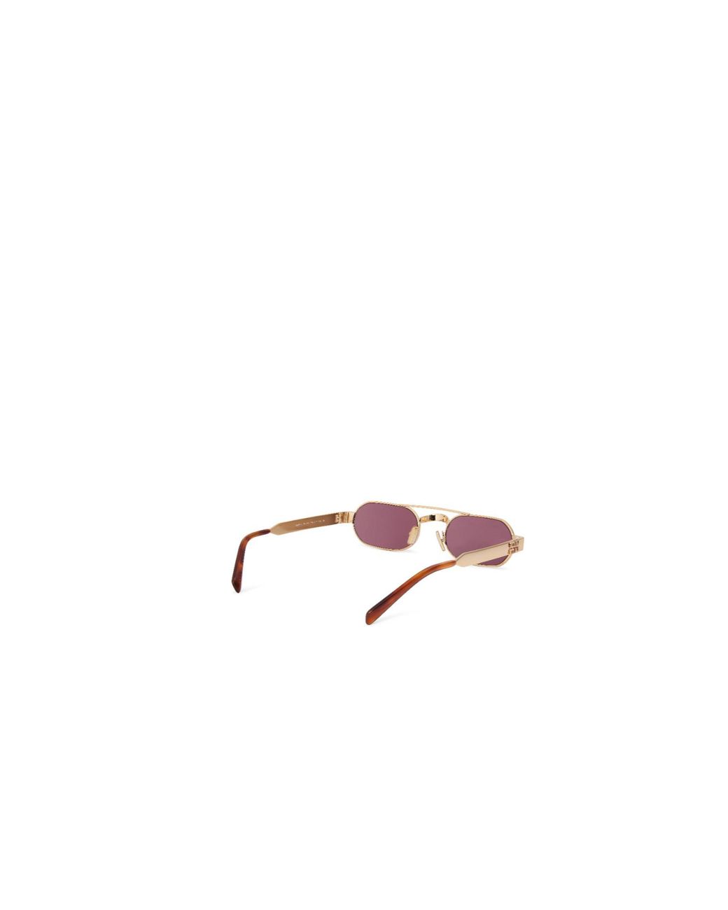 Miu Miu Pink Large-Framed Sunglasses