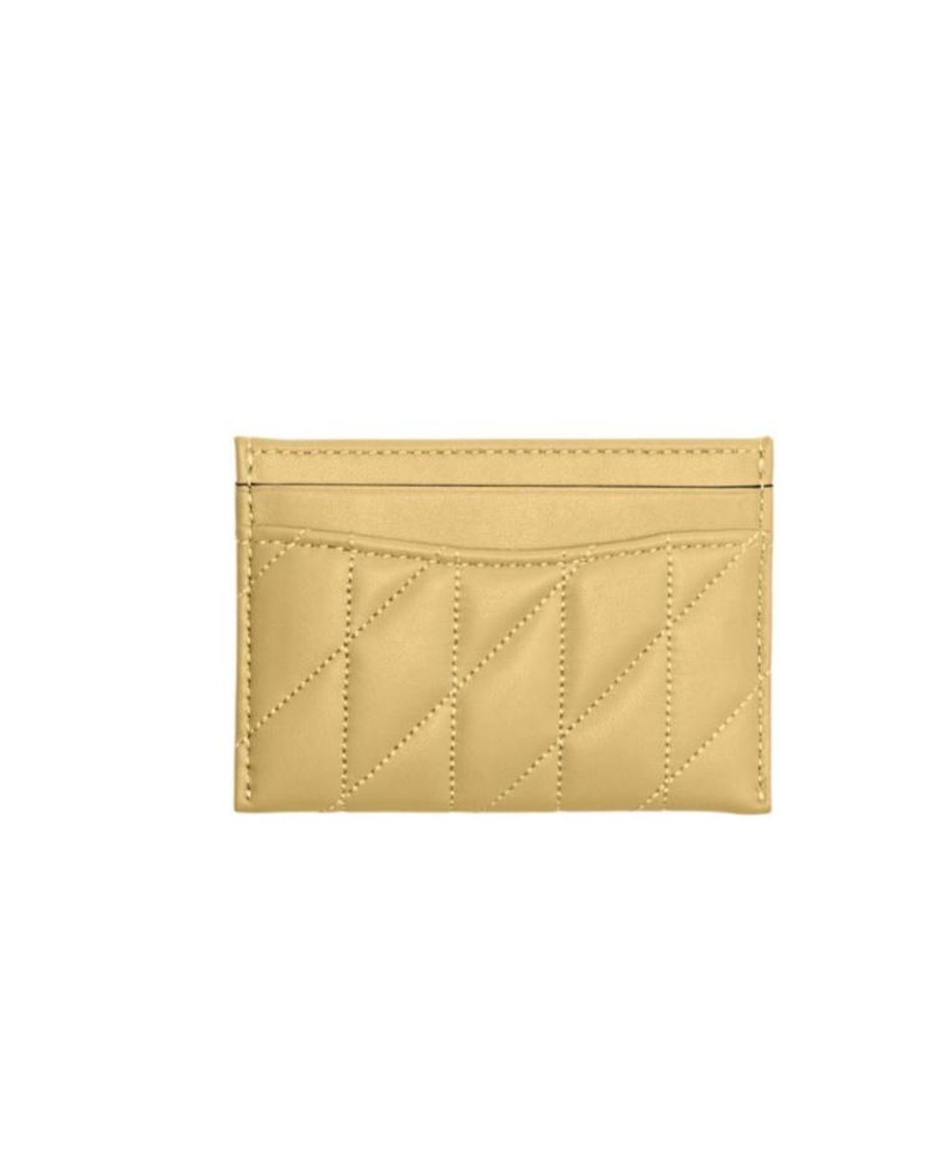 COACH Natural Essential Card Case With Pillow Quilting