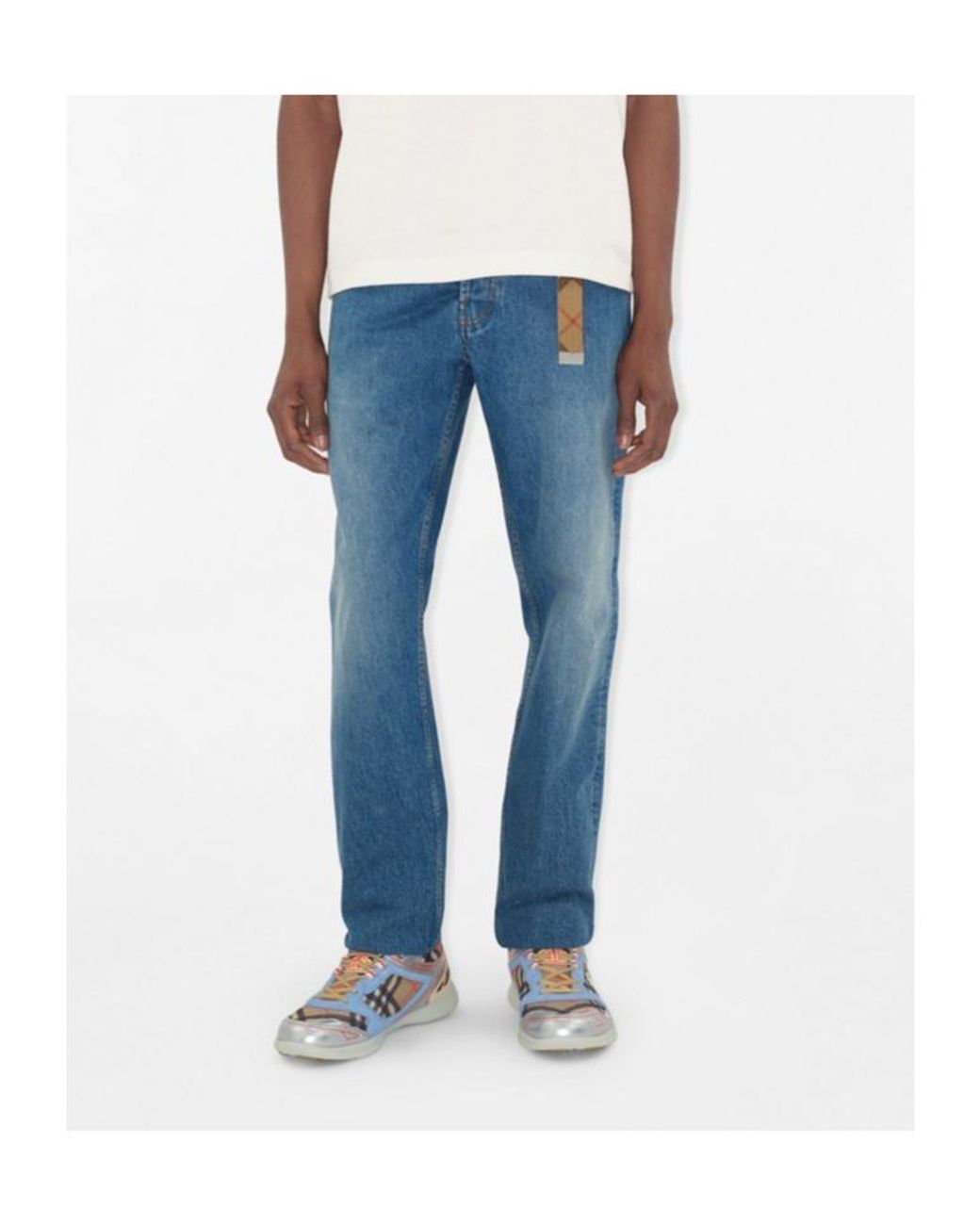 Burberry Blue Slim Jeans for men