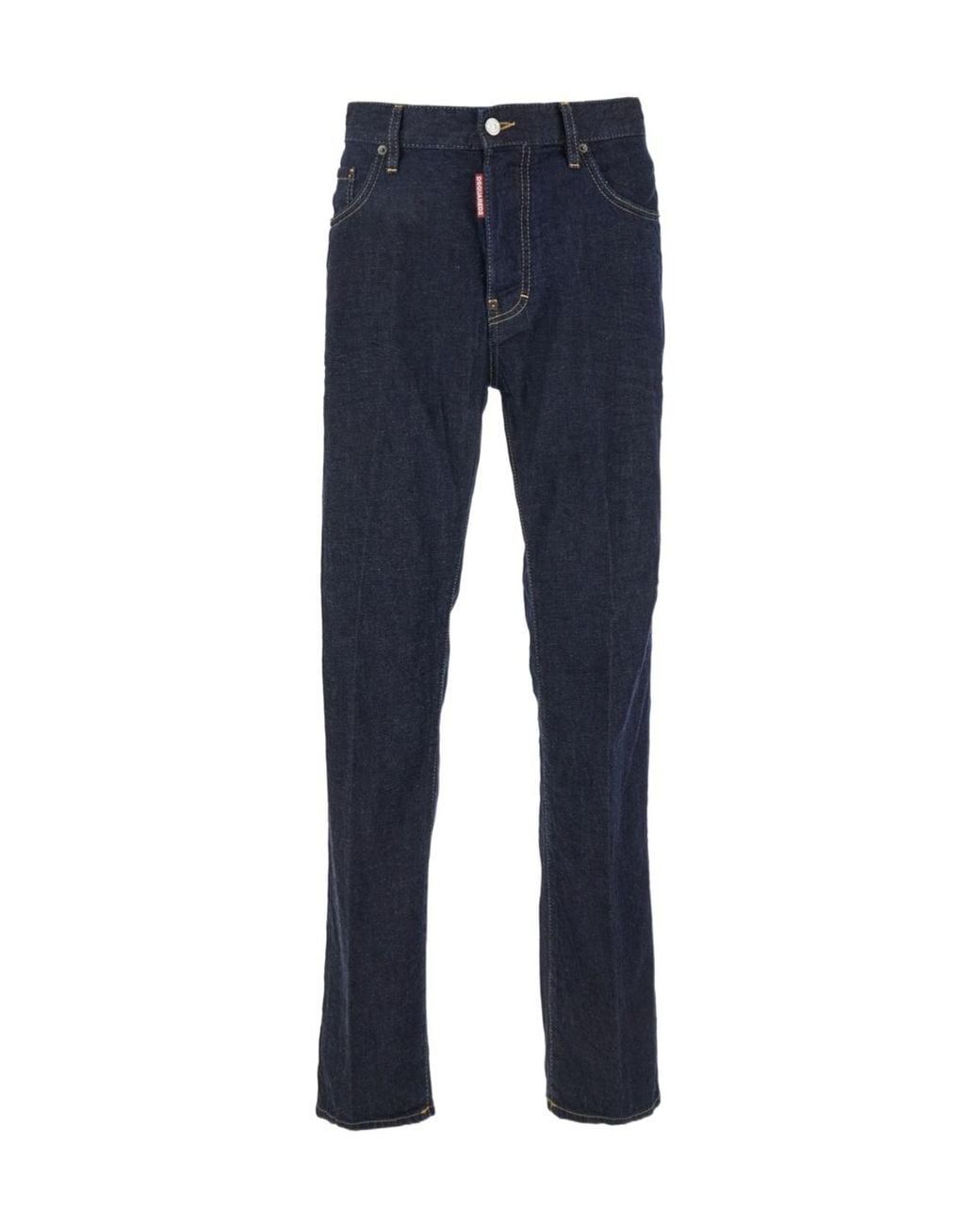 DSquared² Blue Summer Lovers Straight Leg Jeans for men
