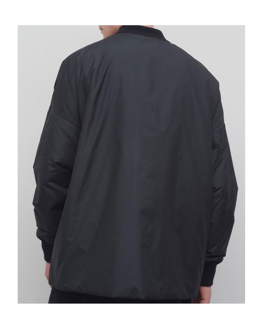 【関税込み】the row 'Dillon' jacket The Row: Black Dillon Jacket | SSENSE
