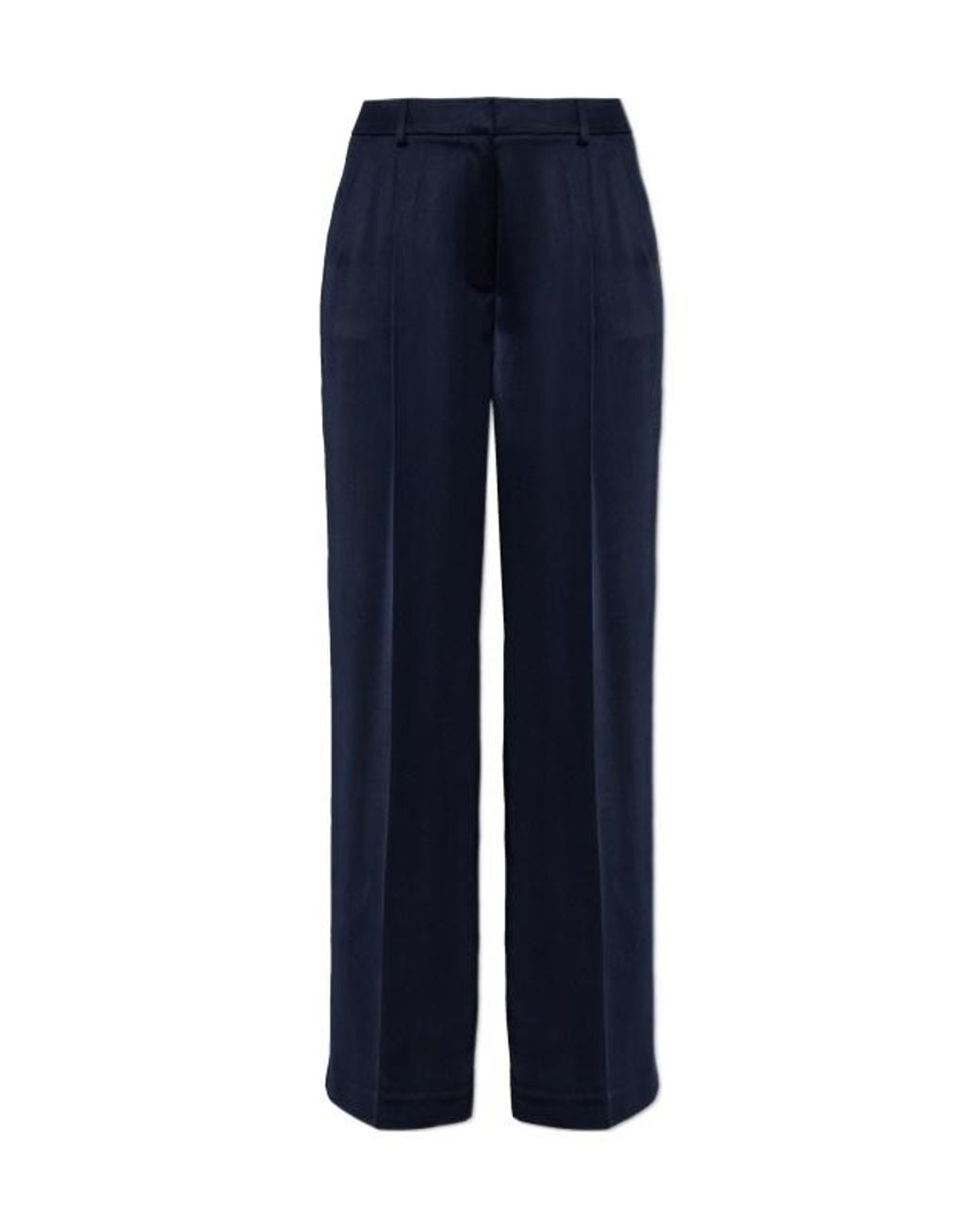 Anine Bing Blue Casual Pants With Belt Loops