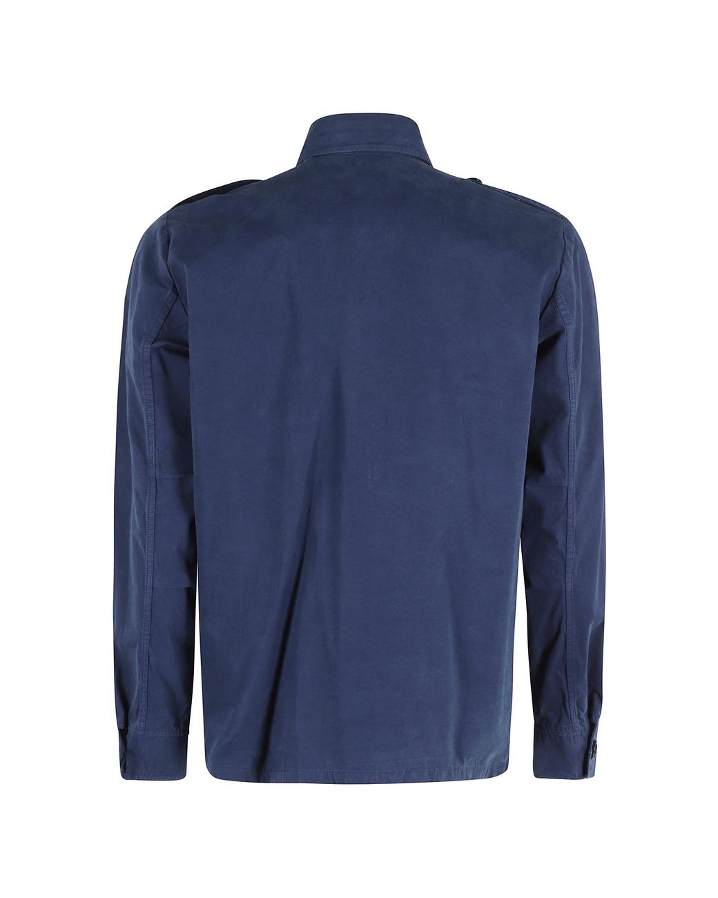 Aspesi Blue Cotton Shirt Jacket for men