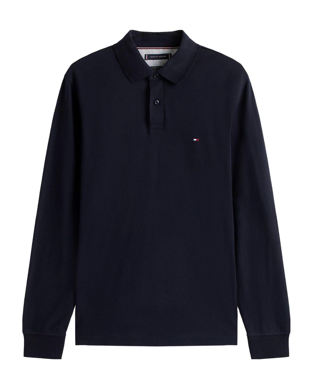 Tommy Hilfiger Blue Long Sleeve Polo Shirt for men