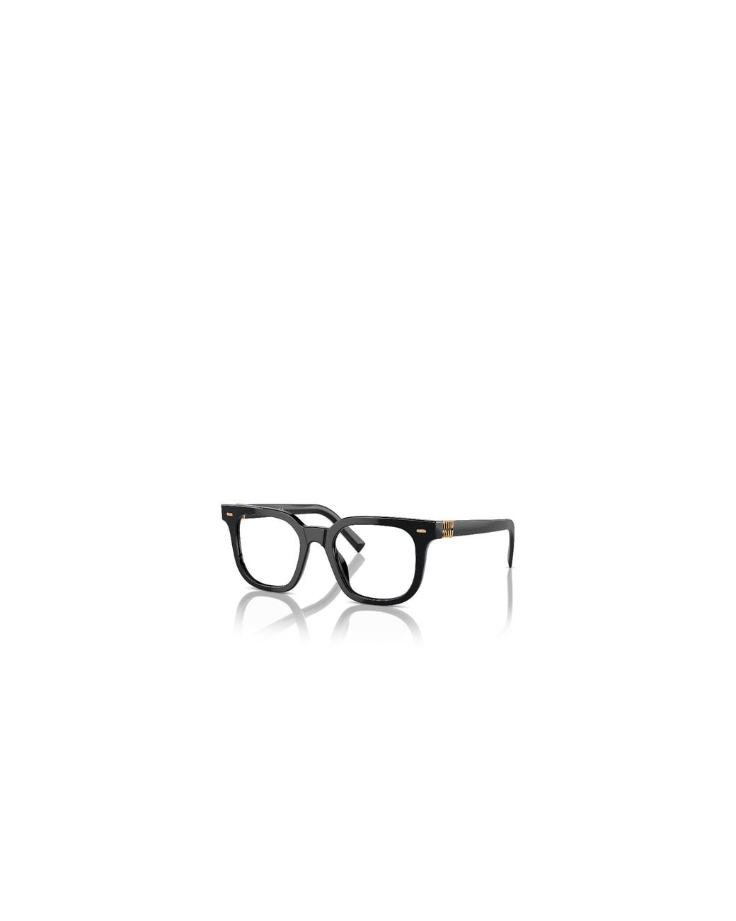 Miu Miu White Eyewear Square-Frame Glasses