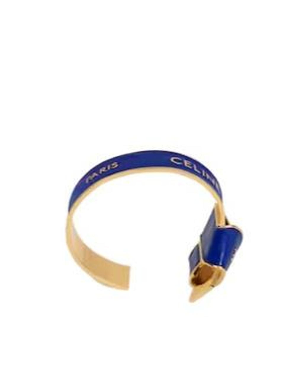Céline Blue Ribbon Knotted Cuff
