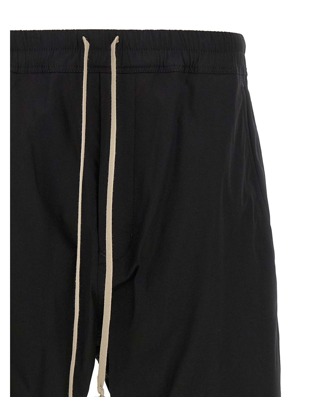 Rick Owens Black 'Tecuatl Track' Pants for men