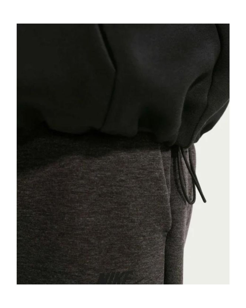 Nike Black Oversized Tech Hoodie for men