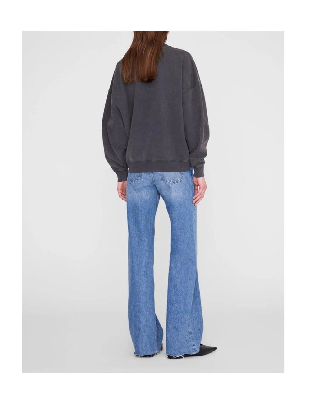 Anine Bing Blue Miles Sweater Leo Muse
