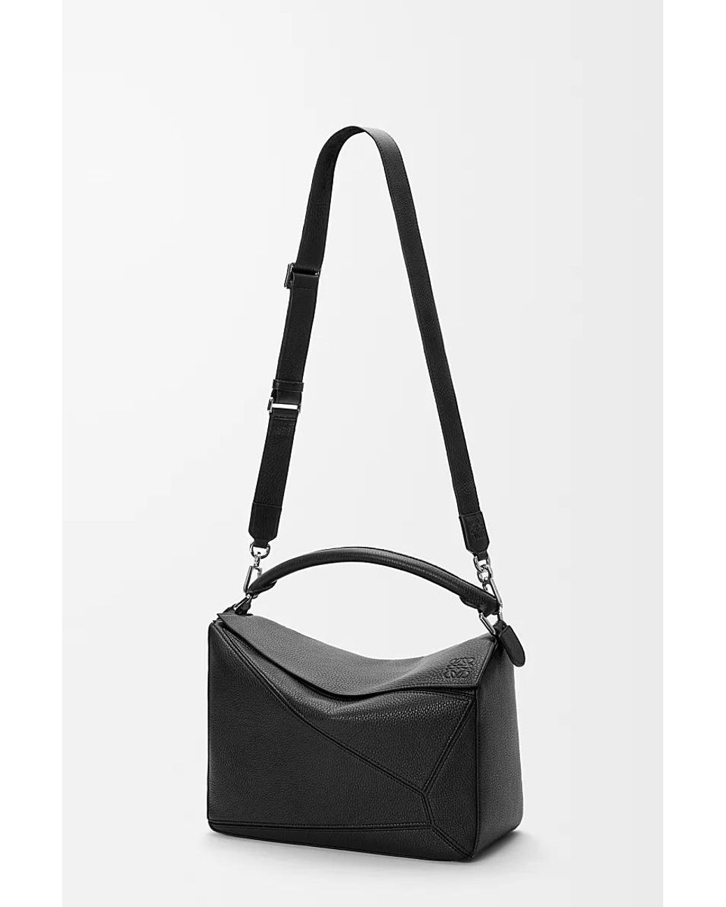 Loewe Black Large Puzzle Bag for men