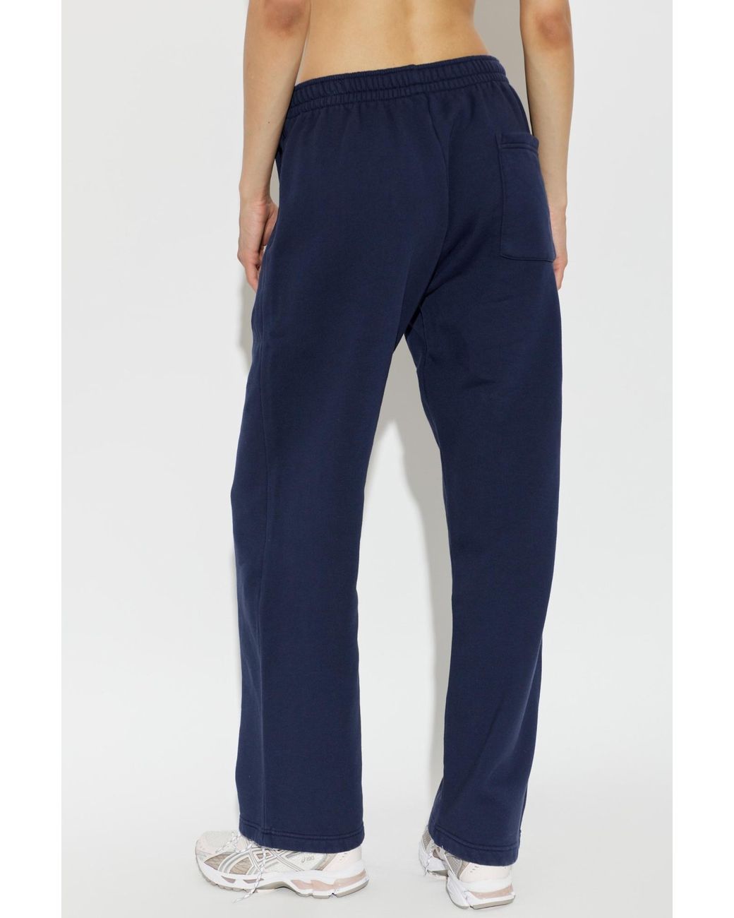 Sporty & Rich Blue Elastic-Waist Athletic Pants