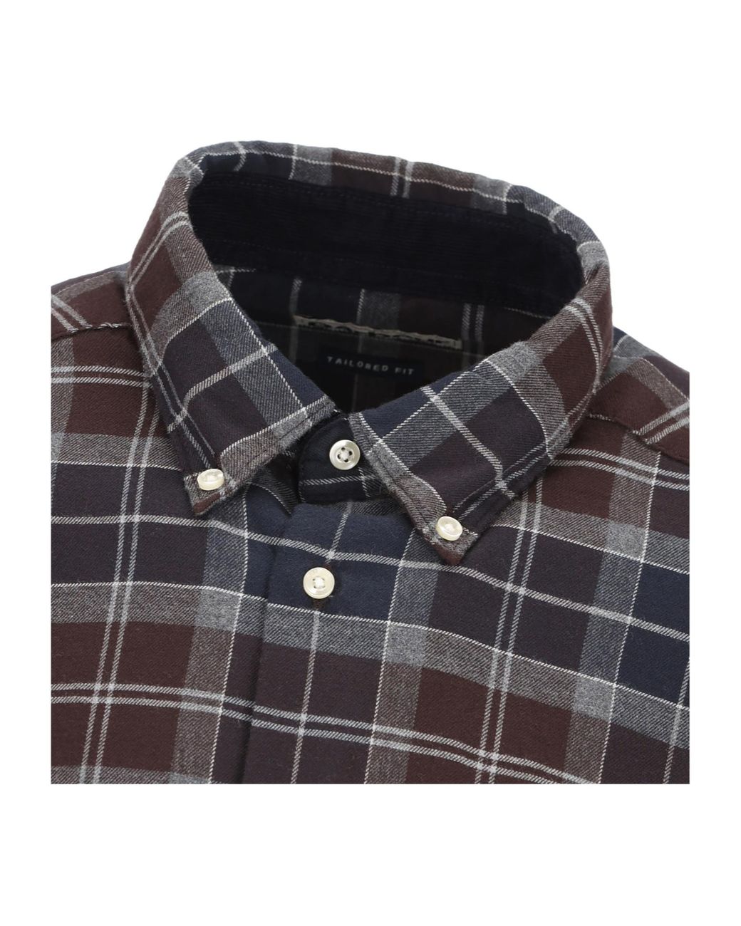 Barbour Gray Long-Sleeved Shirt for men