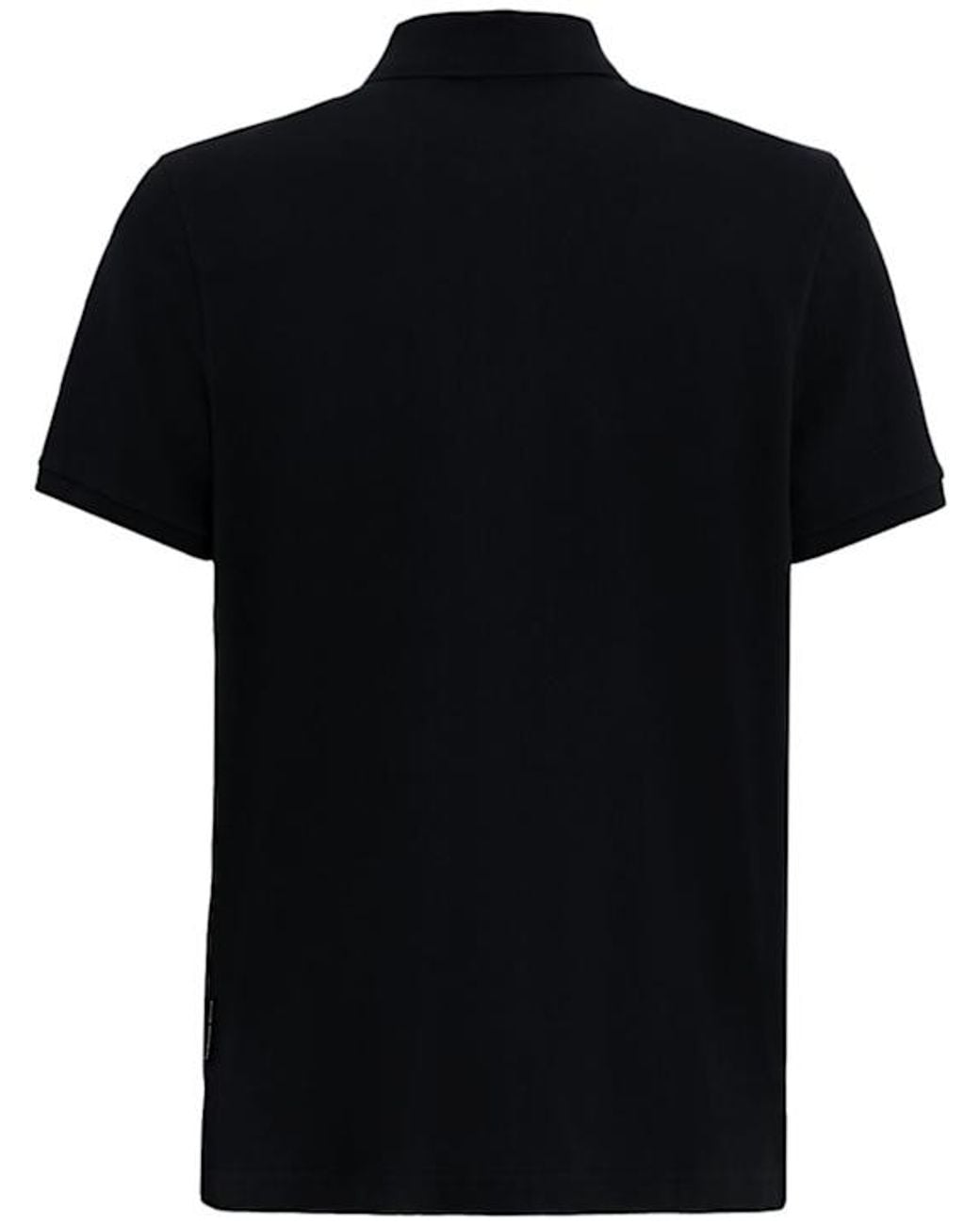Moose Knuckles Black Everett Polo for men