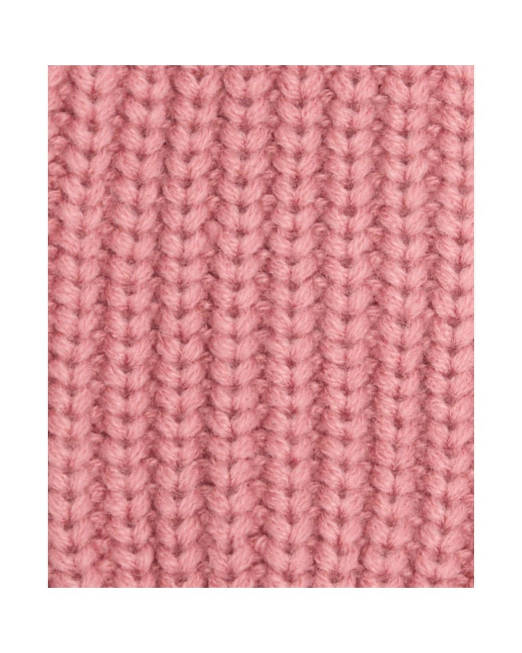 Barbour Pink Thickened Knitted Gloves