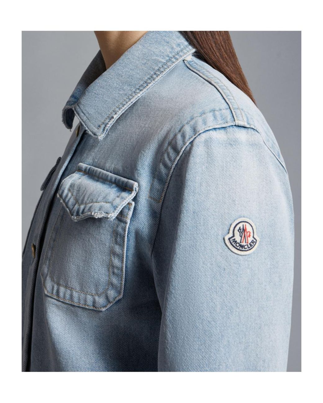 Moncler Blue Melissa Denim Jacket