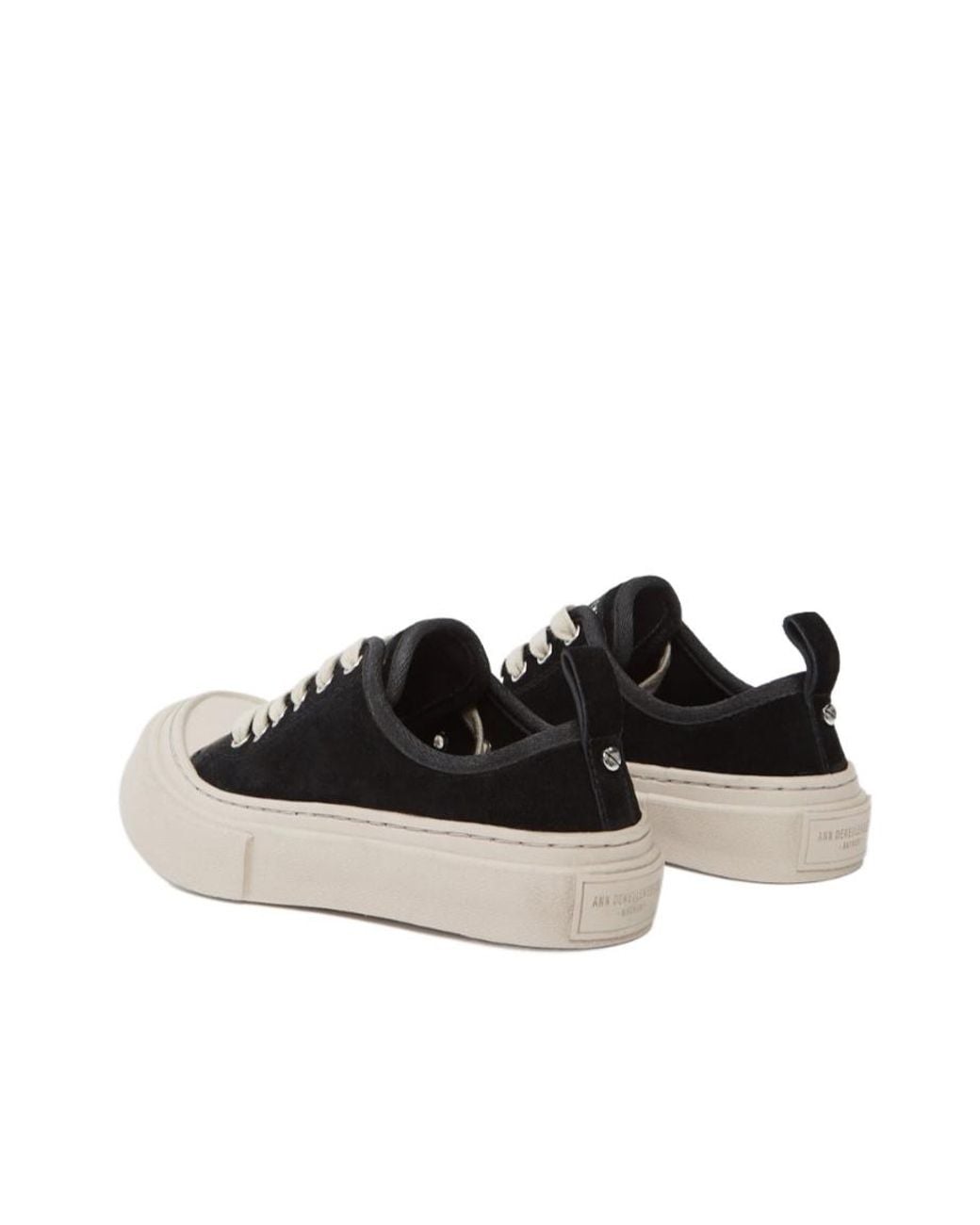 Ann Demeulemeester Black Halli Vulcanized Low-Top Sneakers for men