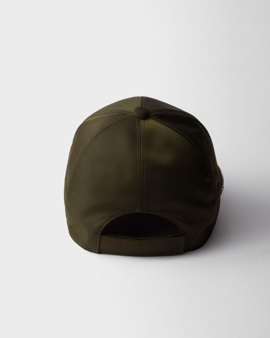 Prada Brown Re-Nylon Curved Peak Baseball Cap for men