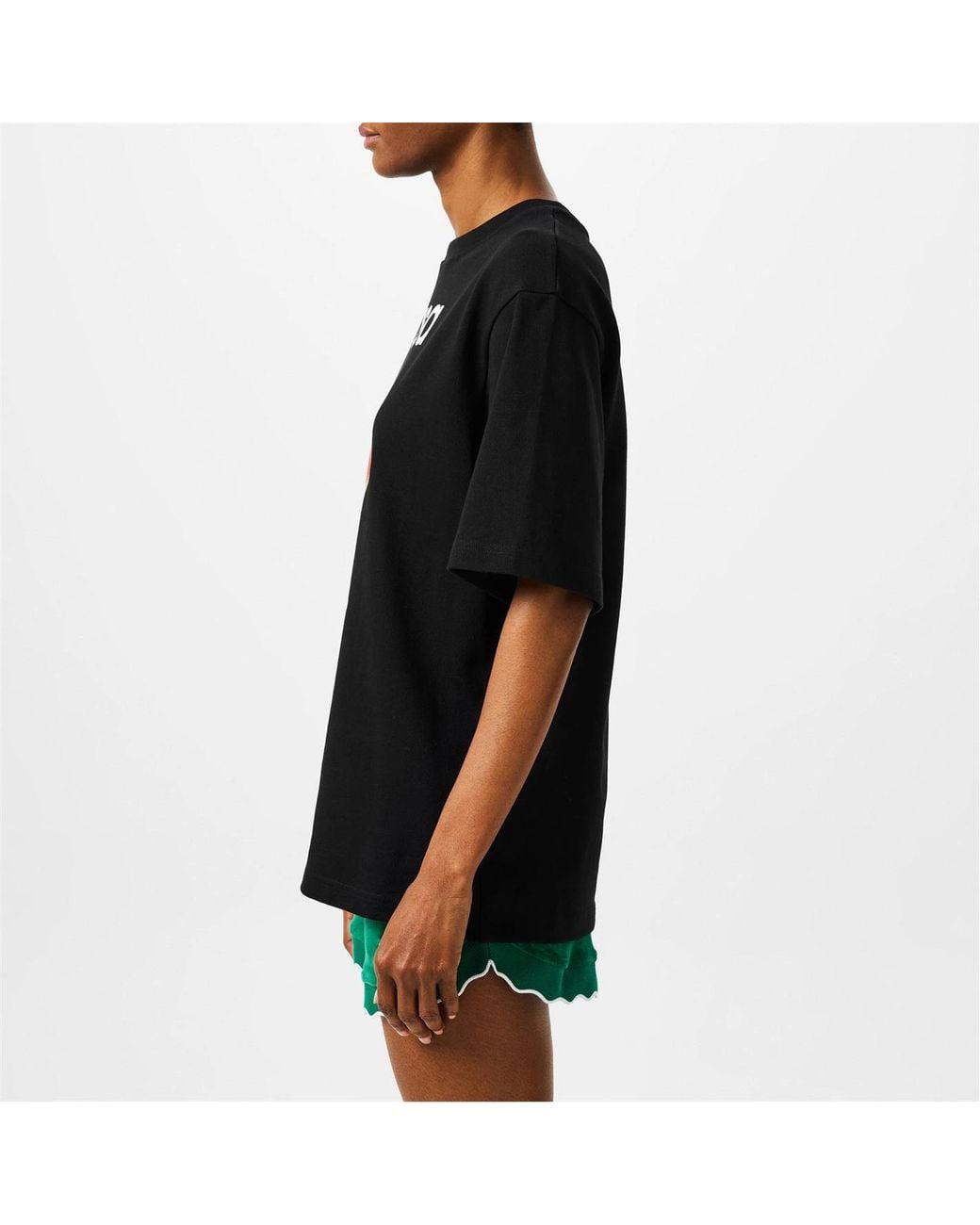 Casablanca Black Logo Crew Neck T-Shirt