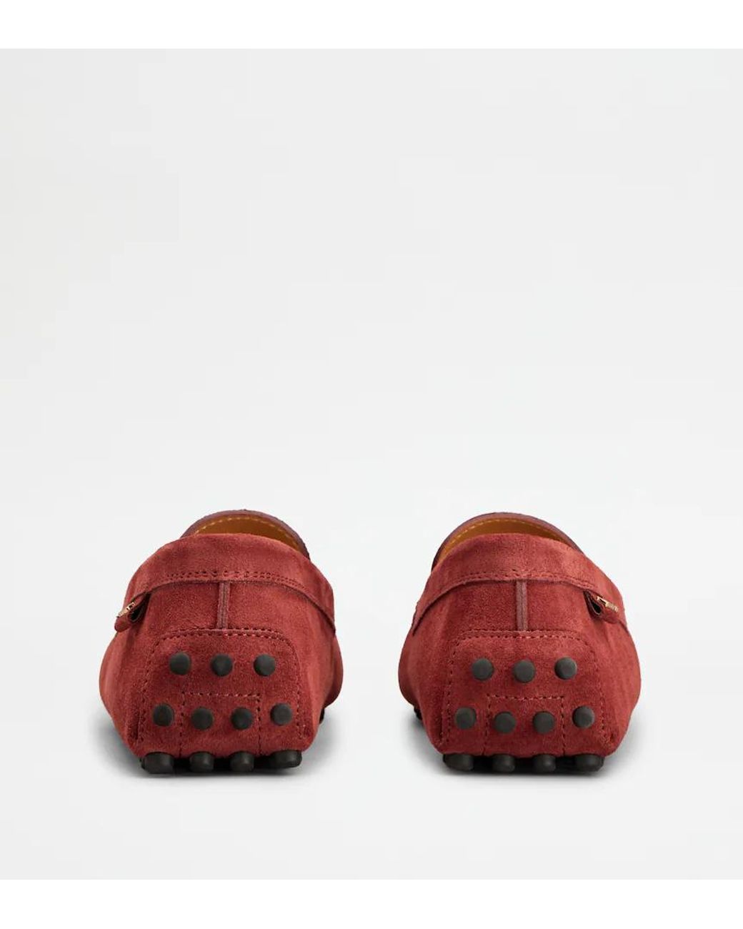 Tod's Red Gommino Loafers