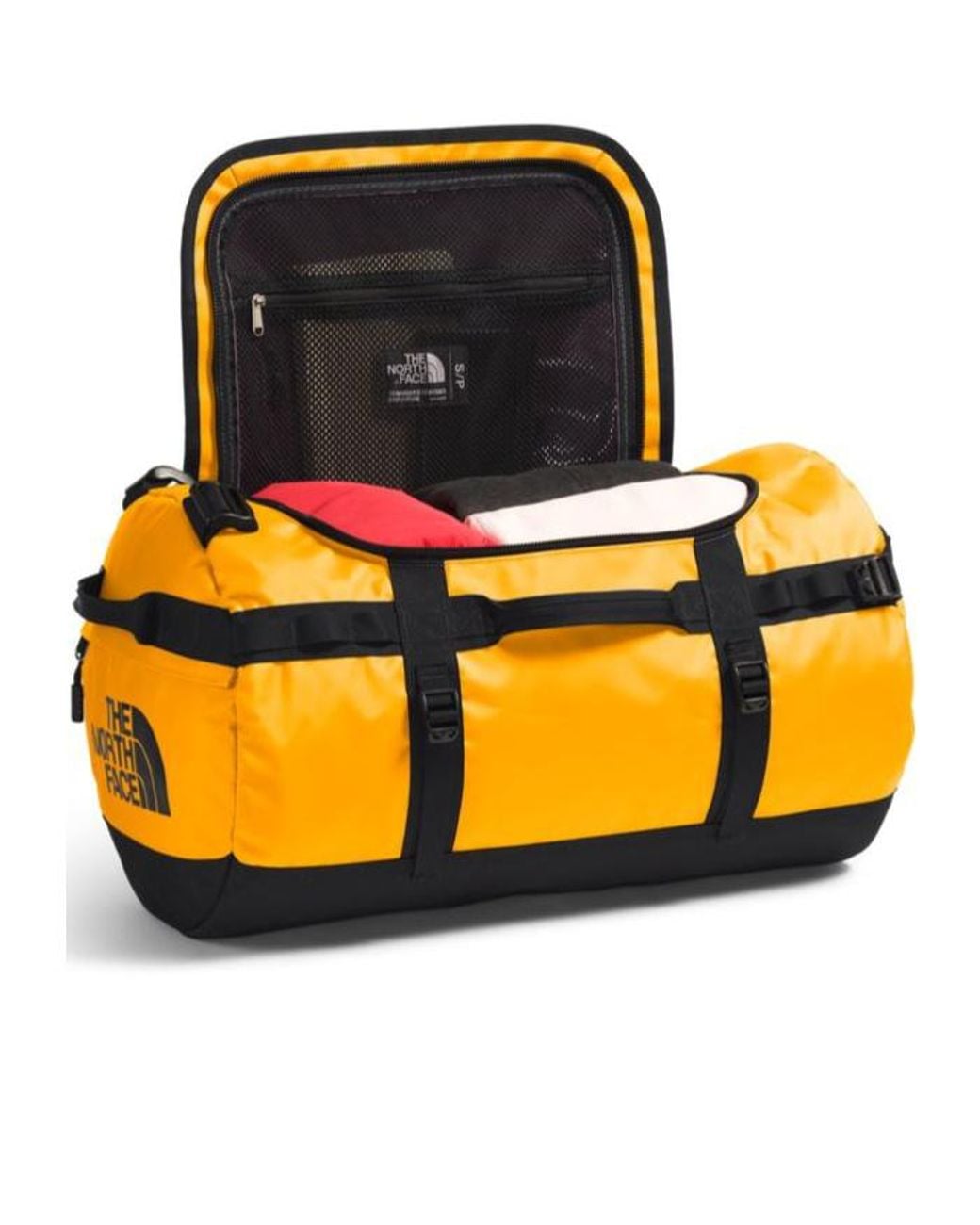 The North Face Yellow Small Base Camp Duffel Bag for men