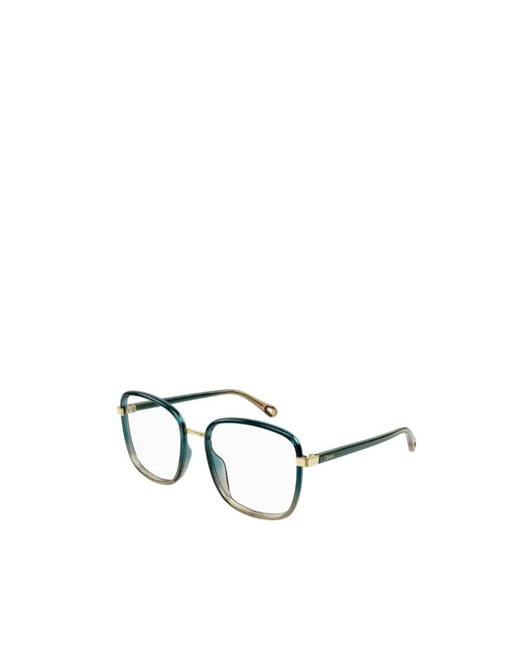 Chloé White Chloé Eyewear Square Frame Glasses