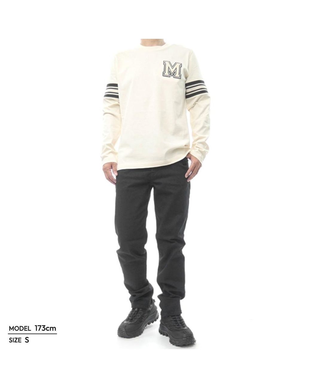 Moncler White Long-Sleeved T-Shirt for men