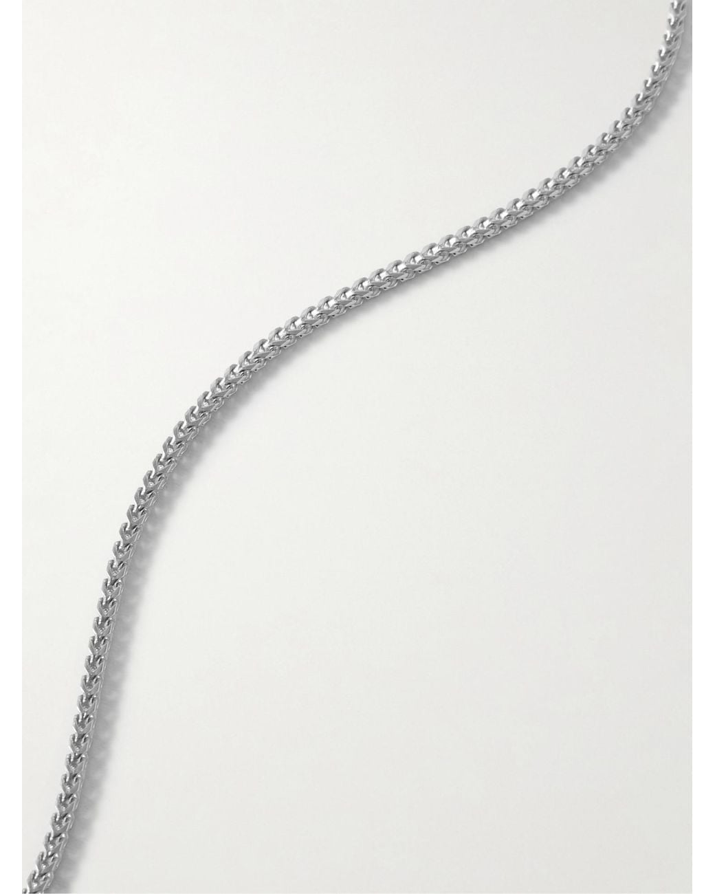 Jacques Marie Mage White Plated Tigers Eye Necklace
