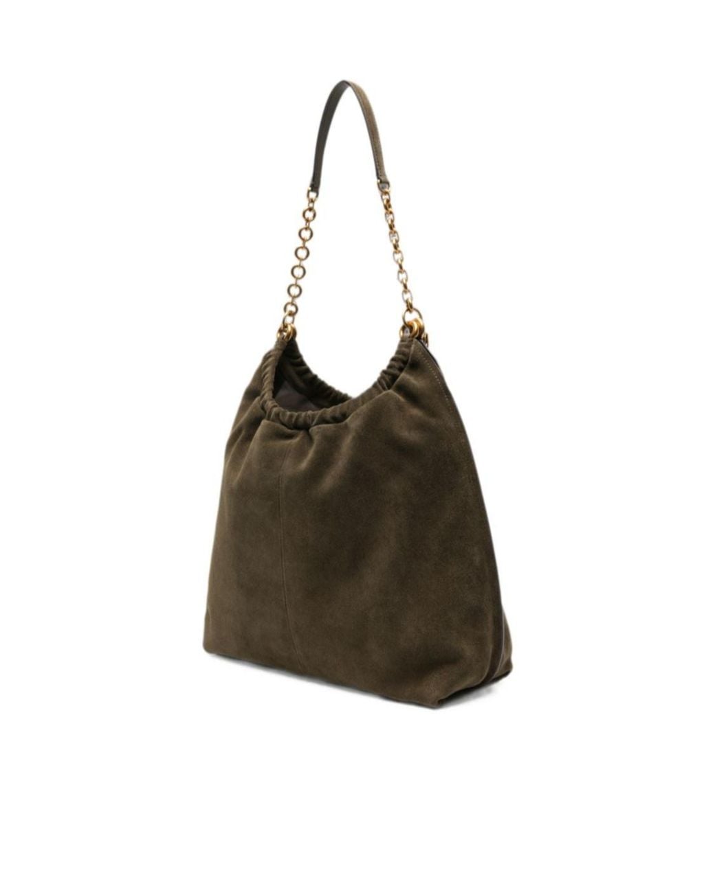 Michael Kors Brown Michael Loden Chain Shoulder Bag