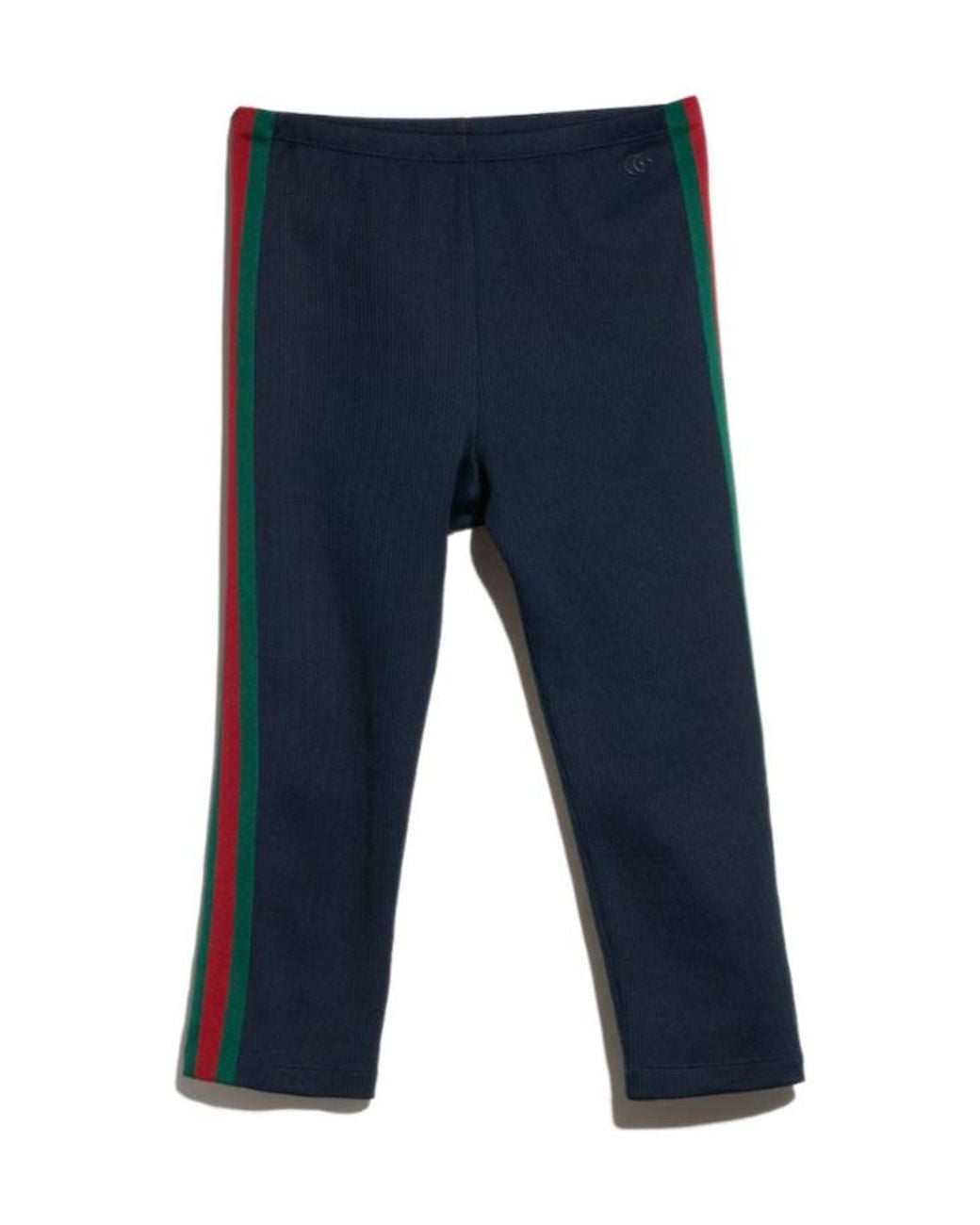Gucci Blue Side-Stripe Cropped Pants