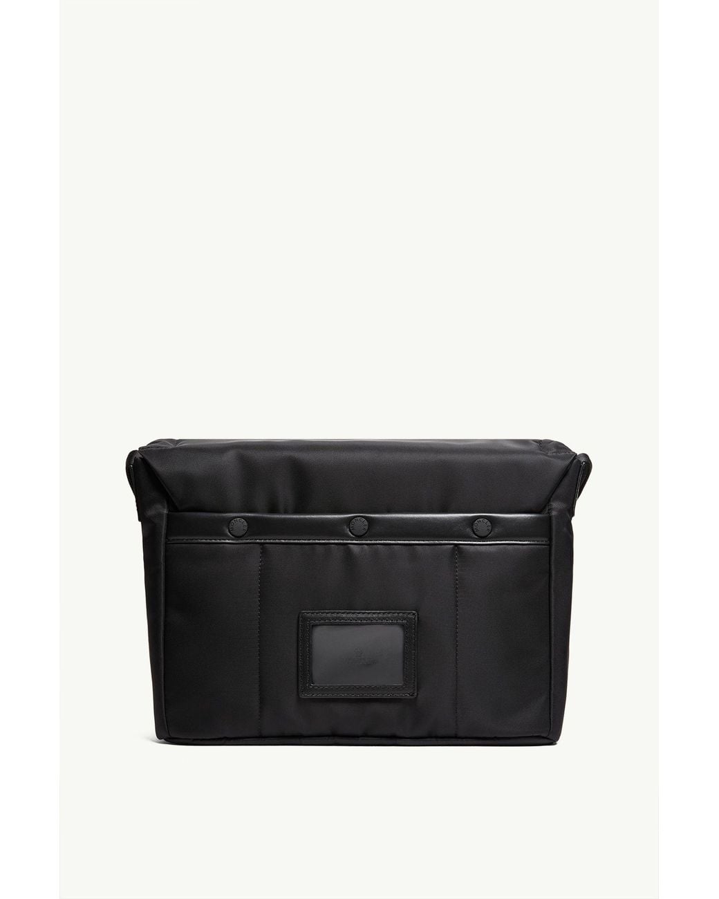Moncler Black Kenton Drill Messenger Bag for men