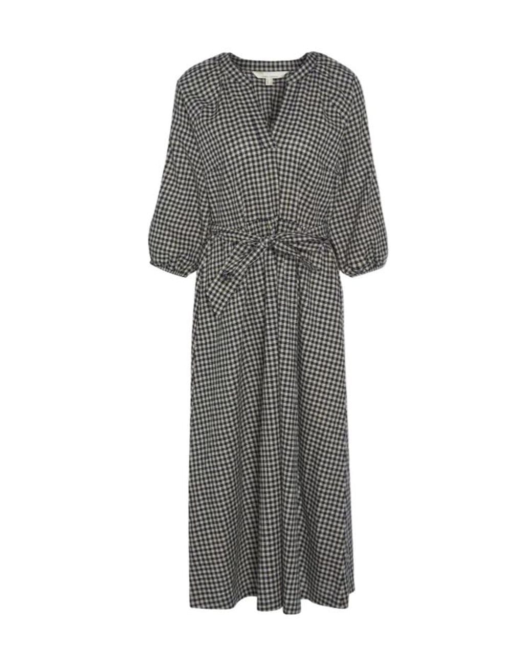 Barbour Gray Long Sleeve Dress