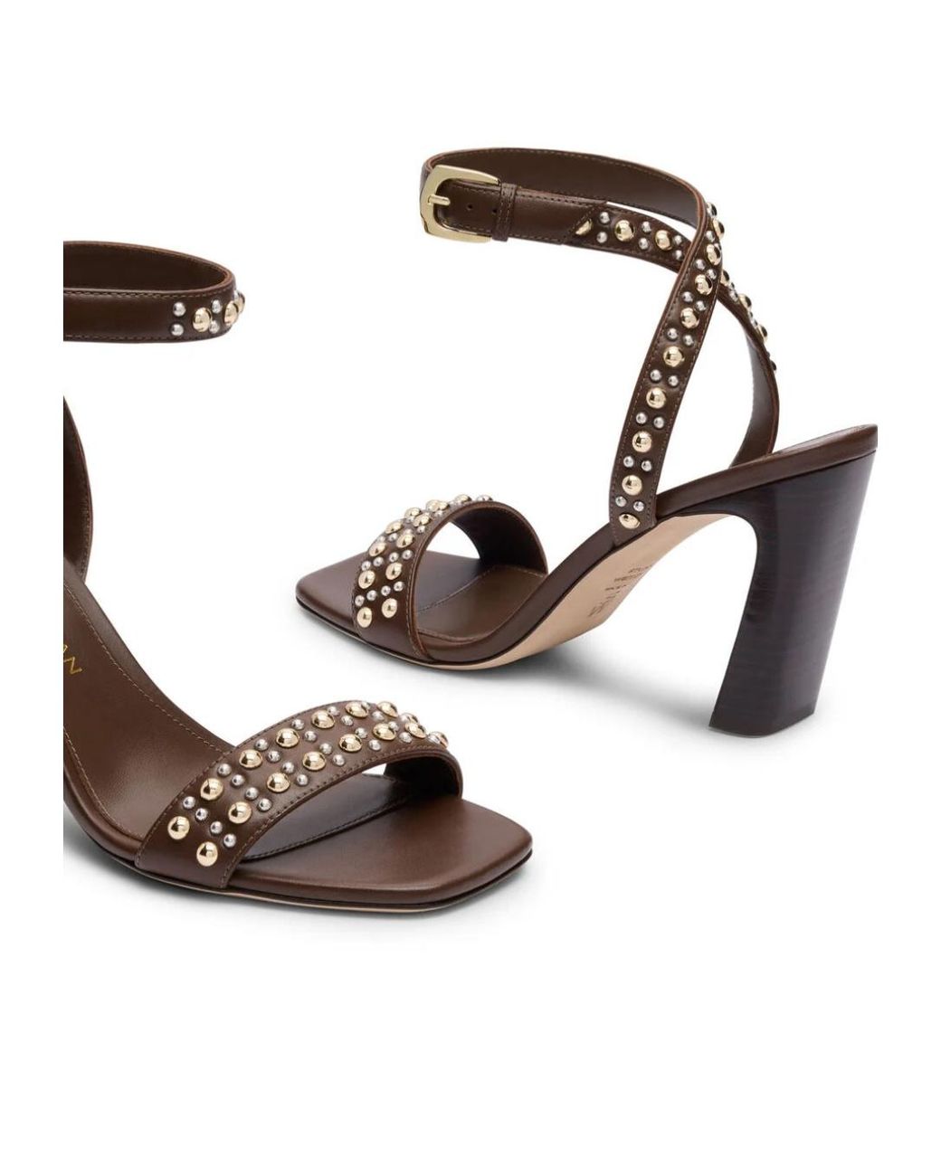 Stuart Weitzman Metallic Perry Sandal 85