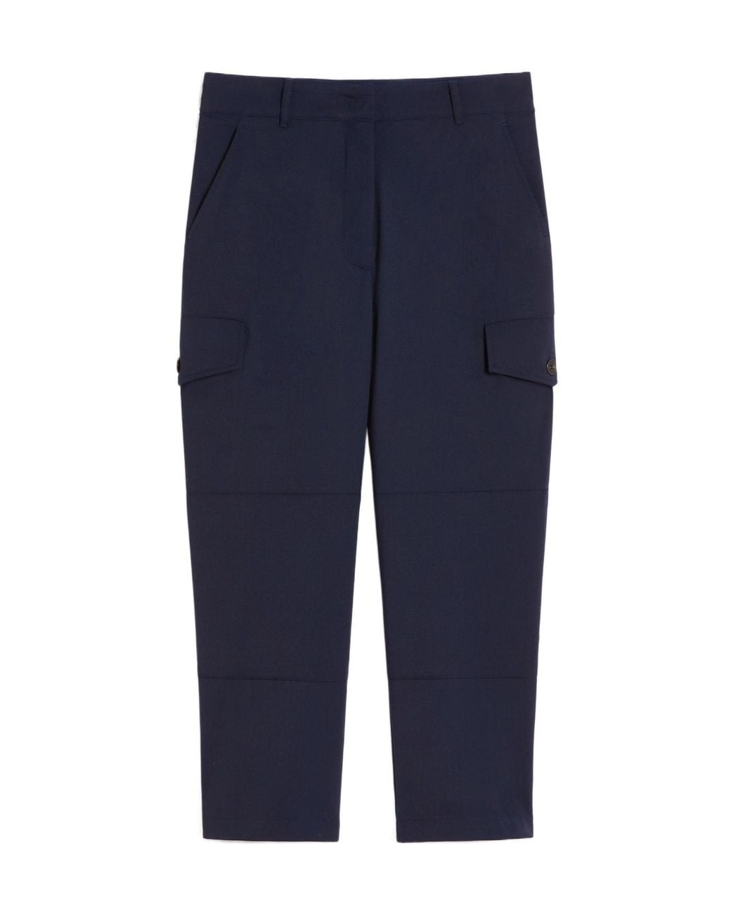 Weekend by Maxmara Blue Aprile Cropped Trousers