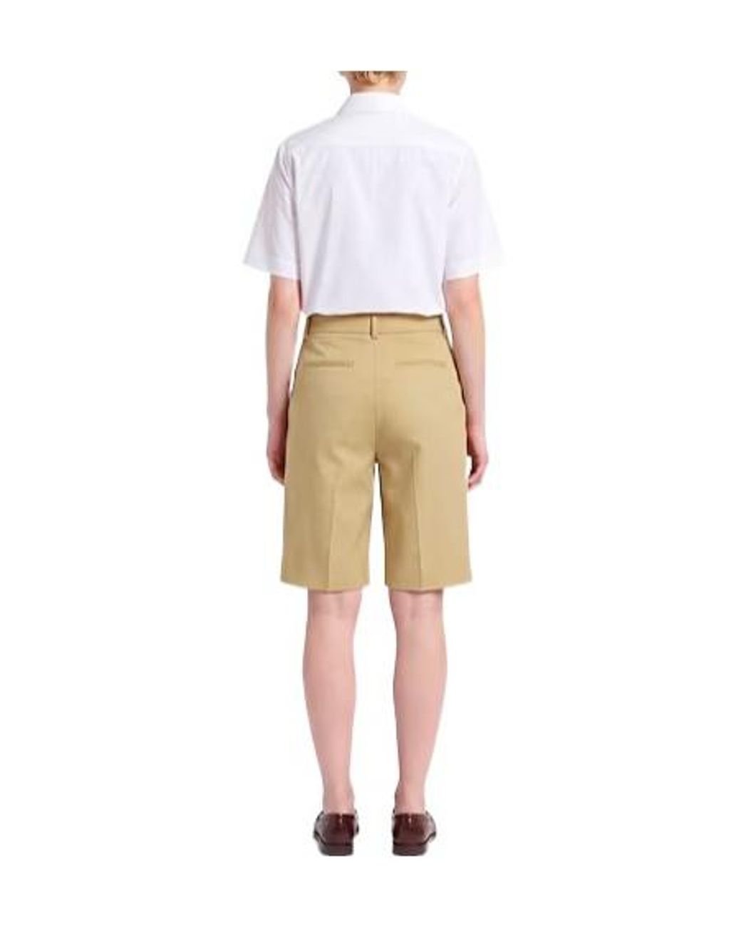 Sportmax Natural Minimal Solid Shorts