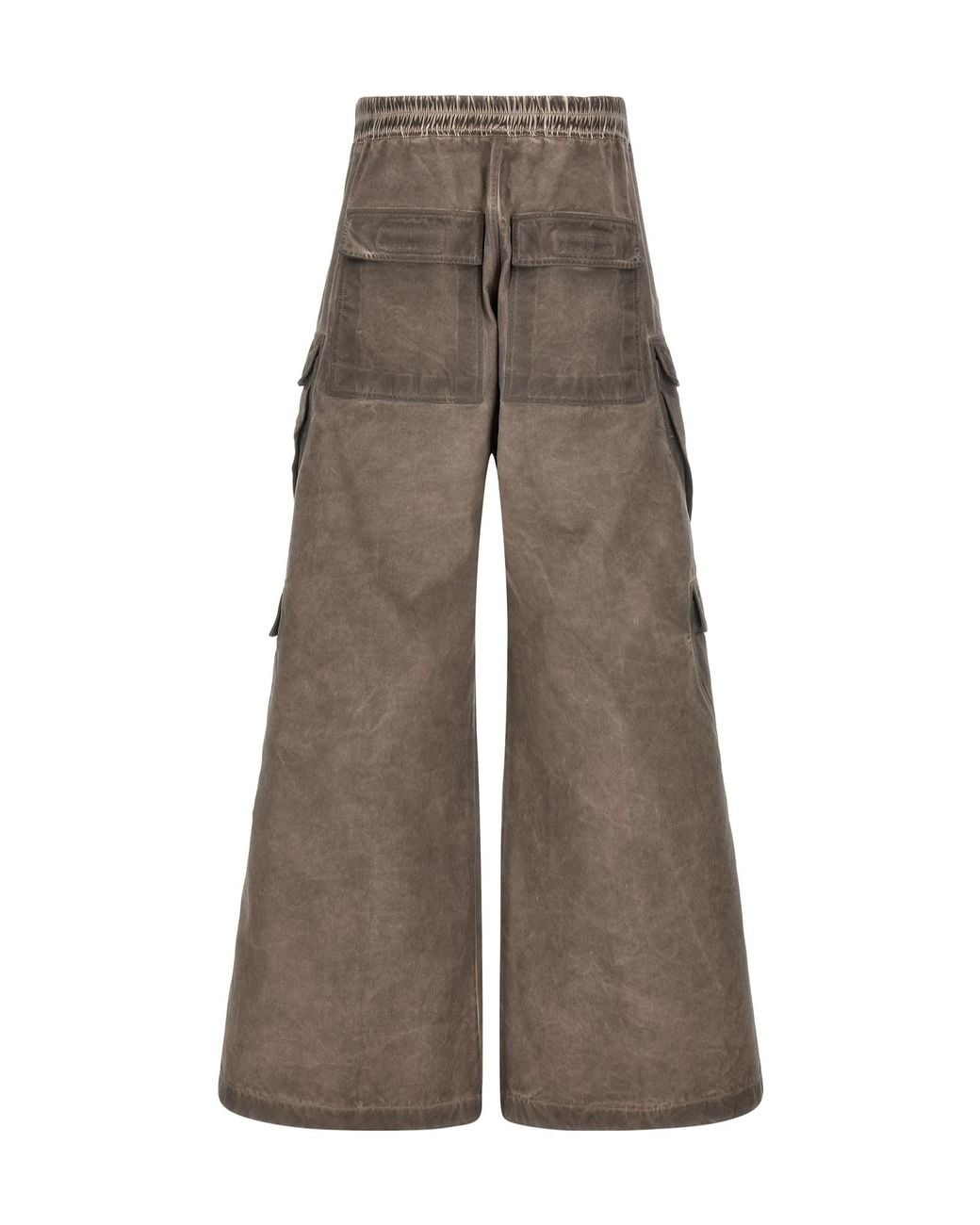 Rick Owens Brown Drawstring Elastic Waist Casual Pants for men