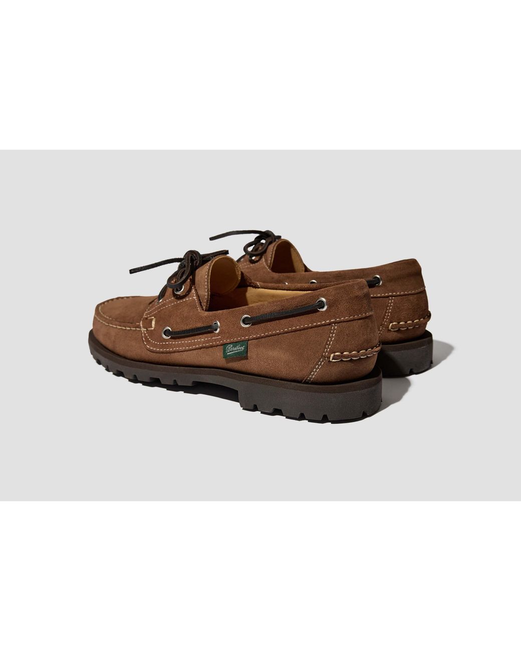 Paraboot Brown Round-Toe Casual Shoes for men